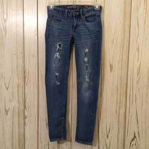 🤑 Arizona Jean Company Women’s 1 distressed jeans